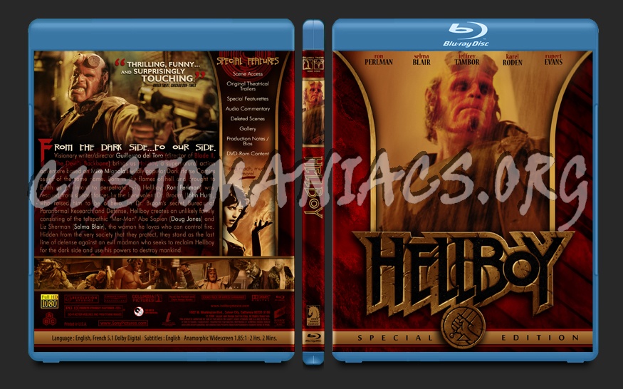 Hellboy blu-ray cover