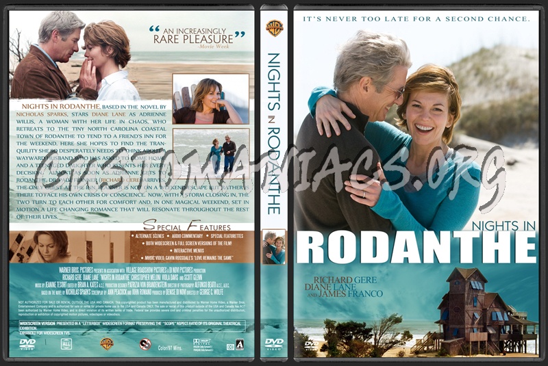 Nights In Rodanthe dvd cover