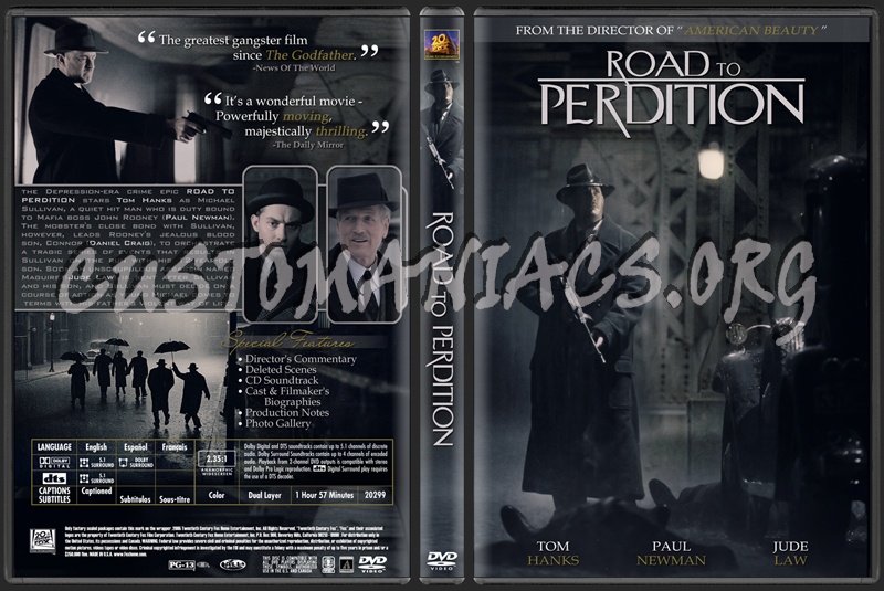 Road To Perdition dvd cover