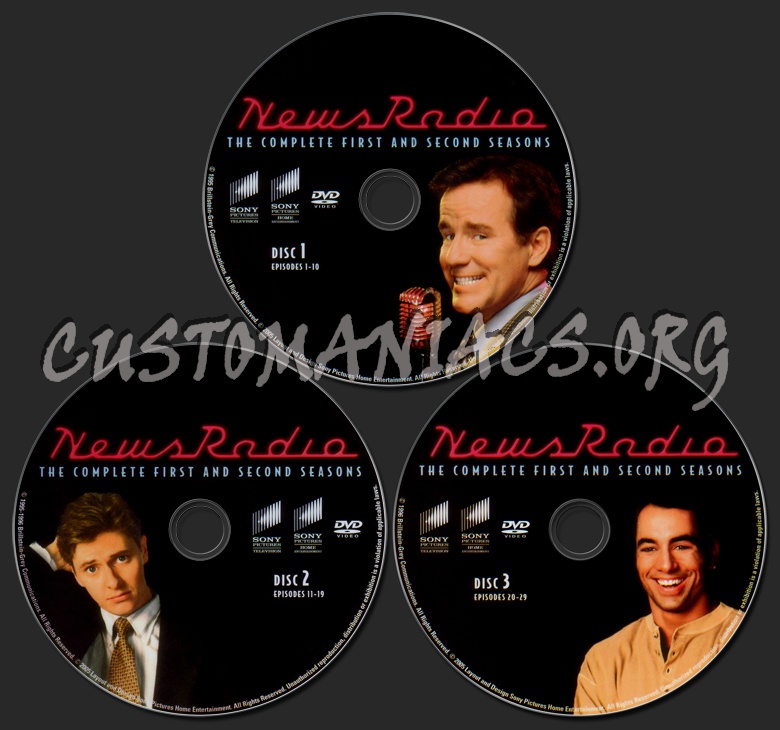 News Radio The Complete Series dvd label