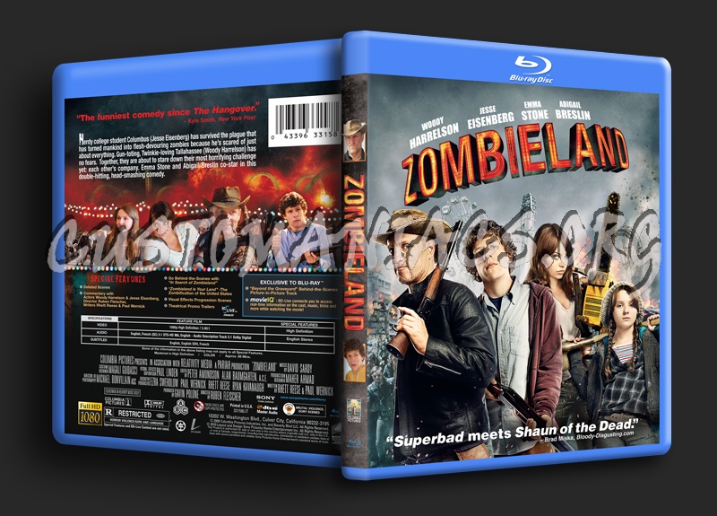 Zombieland blu-ray cover