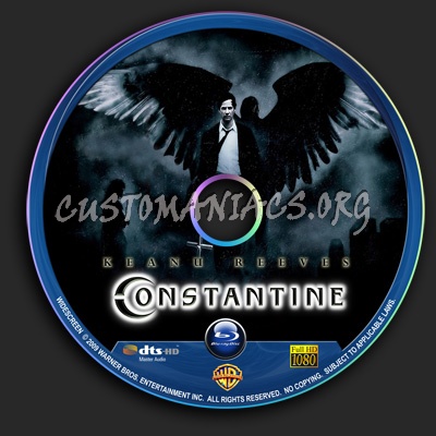 Constantine blu-ray label