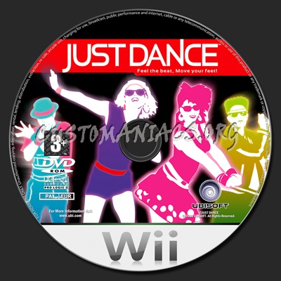 Just Dance dvd label
