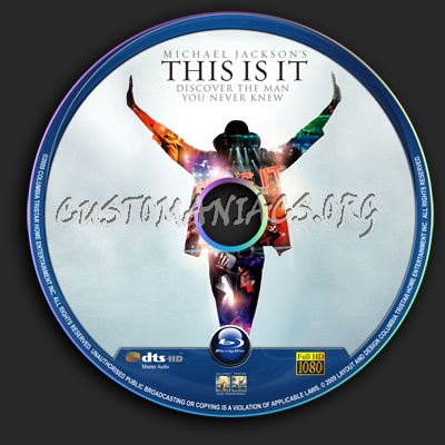 Michael Jacksons This Is It blu-ray label