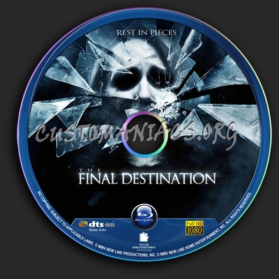 The Final Destination blu-ray label