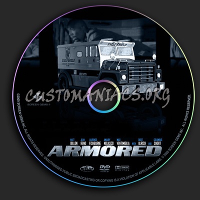 Armored dvd label