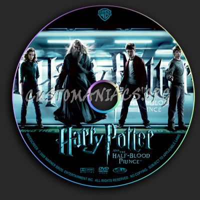 Harry Potter and the Half-Blood Prince dvd label