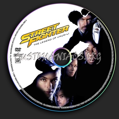 Street Fighter The Legend Of Chun Li dvd label
