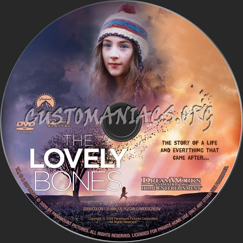 The Lovely Bones dvd label