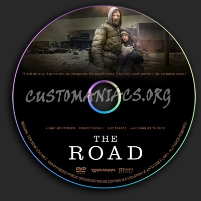 The Road dvd label