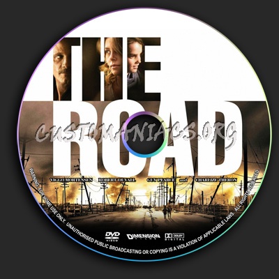 The Road dvd label