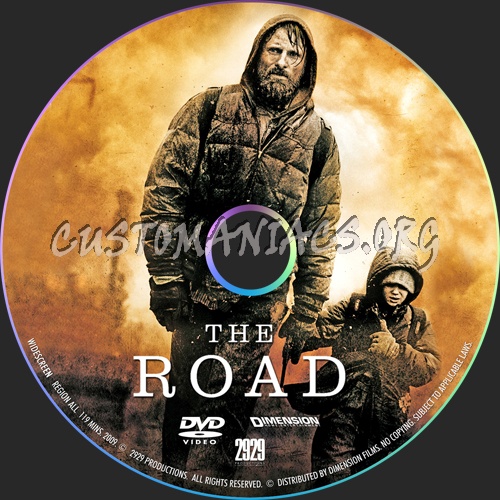 The Road dvd label