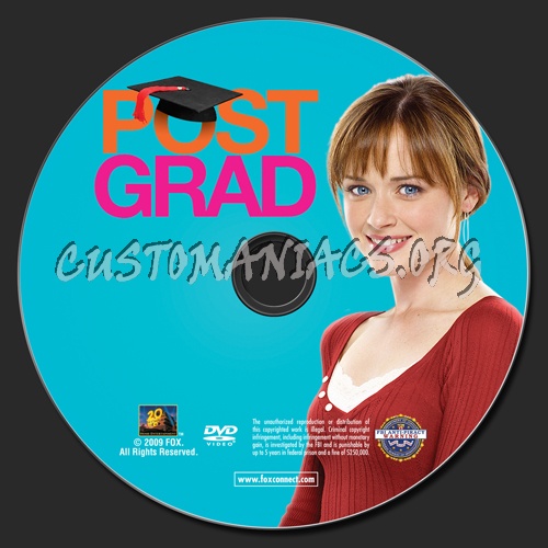 Post Grad dvd label