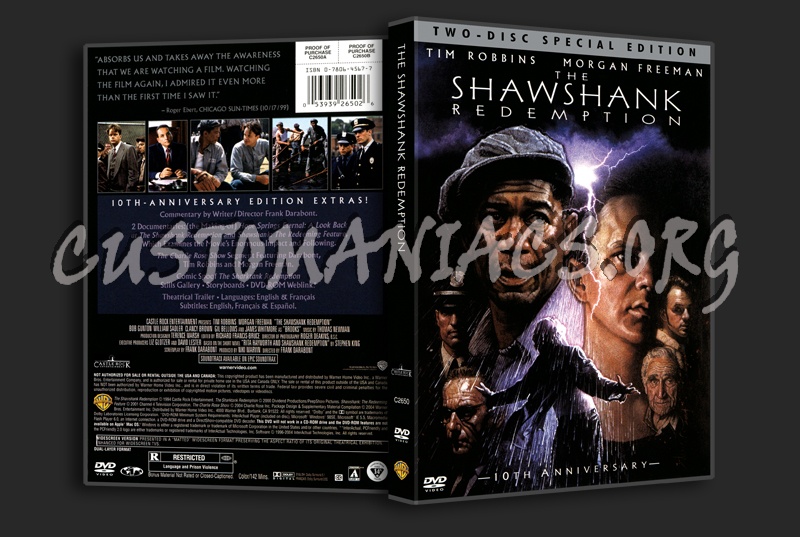 The Shawshank Redemption dvd cover