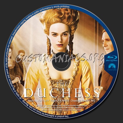 The Duchess blu-ray label