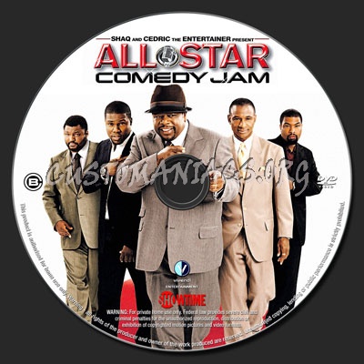 All Star Comedy Jam dvd label