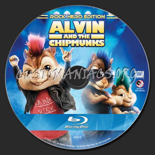 Alvin and the Chipmunks Rock Hero Edition blu-ray label