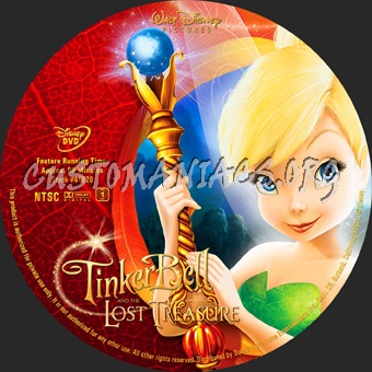 Tinker Bell And The Lost Treasure dvd label