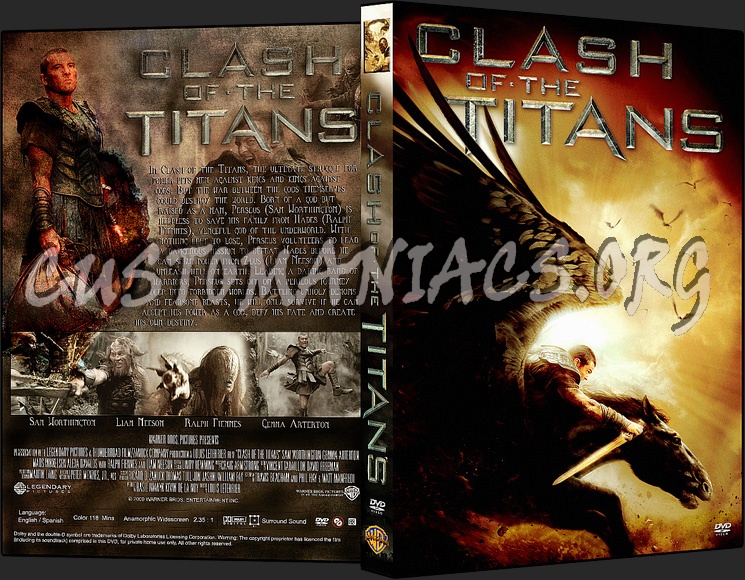 Clash of the Titans dvd cover