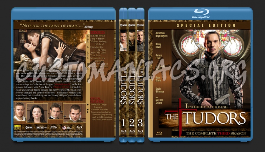 The Tudors blu-ray cover