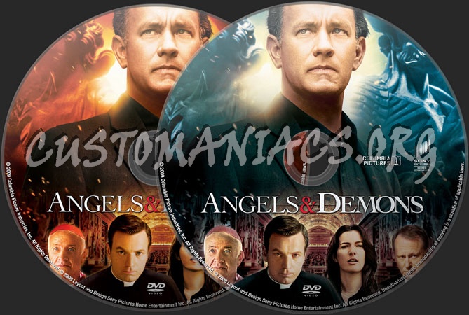 Angels & Demons dvd label