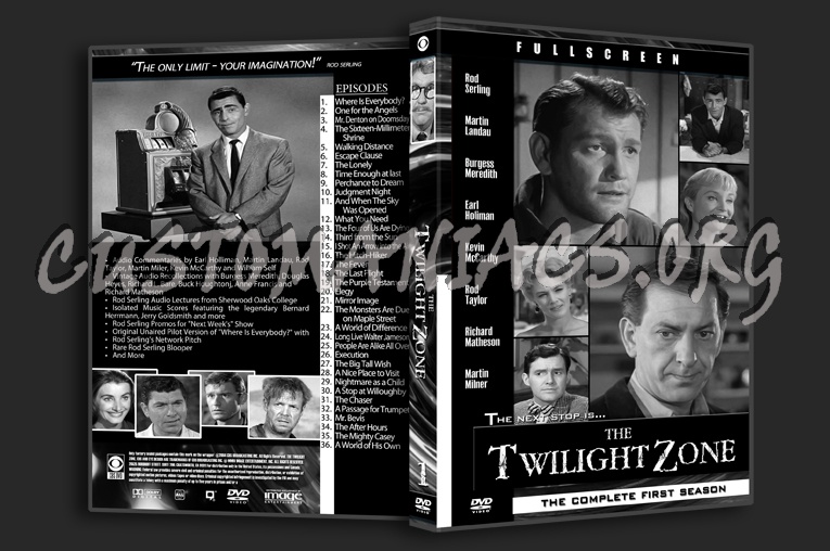 The Twilight Zone dvd cover