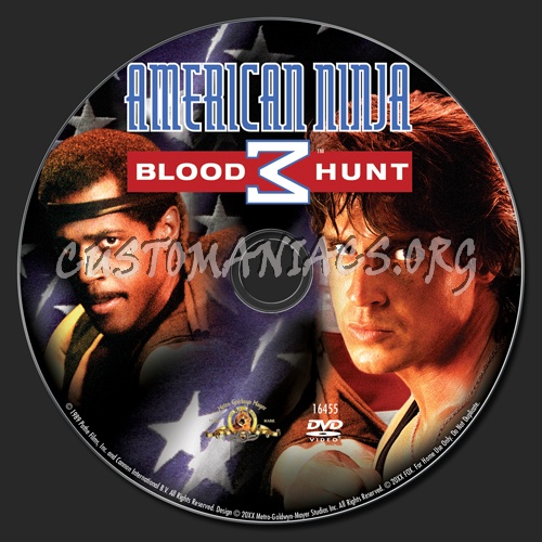 American Ninja 3 dvd label