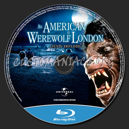 An American Werewolf in London blu-ray label