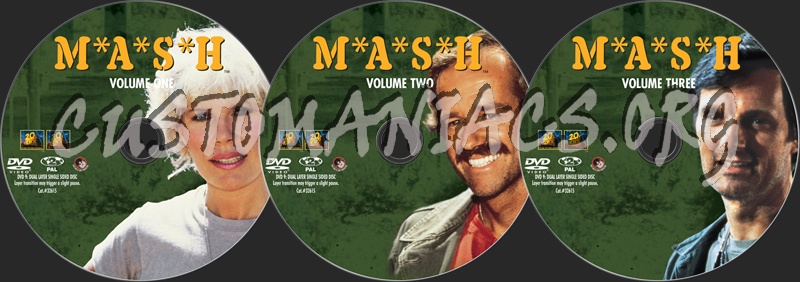 Mash Season 1 dvd label
