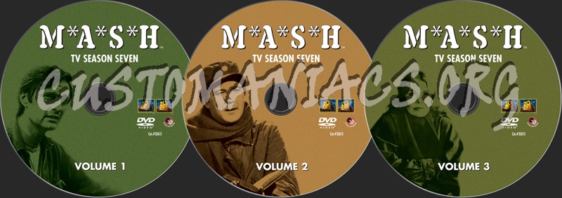 Mash Season 7 dvd label