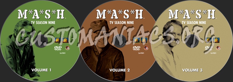 Mash Season 9 dvd label