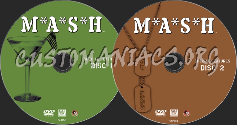 Mash Special Features dvd label