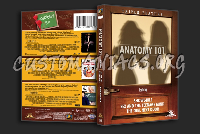 Anatomy 101:  Showgirls / Sex and the Teenage Mind / The Girl Next Door dvd cover