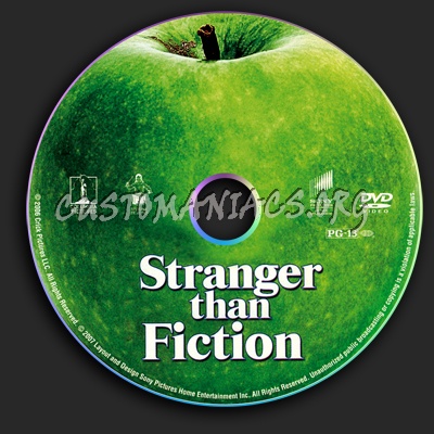 Stranger Than Fiction dvd label