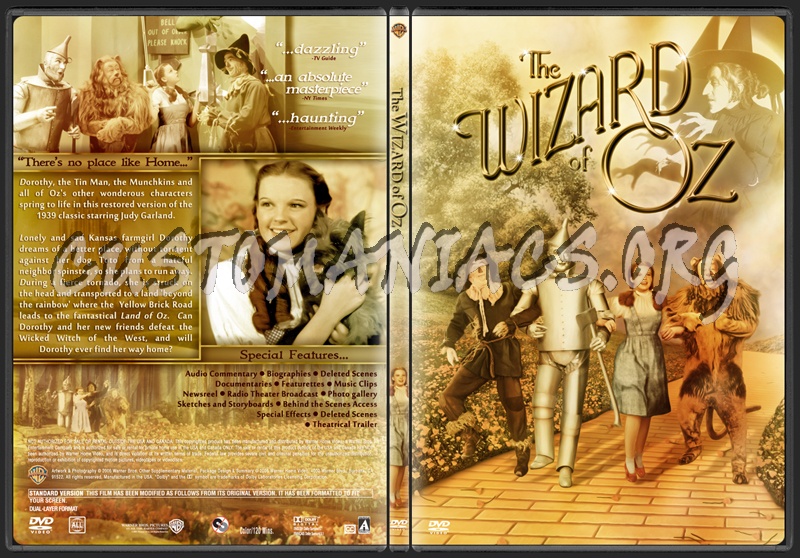 The Wizard Of Oz dvd cover