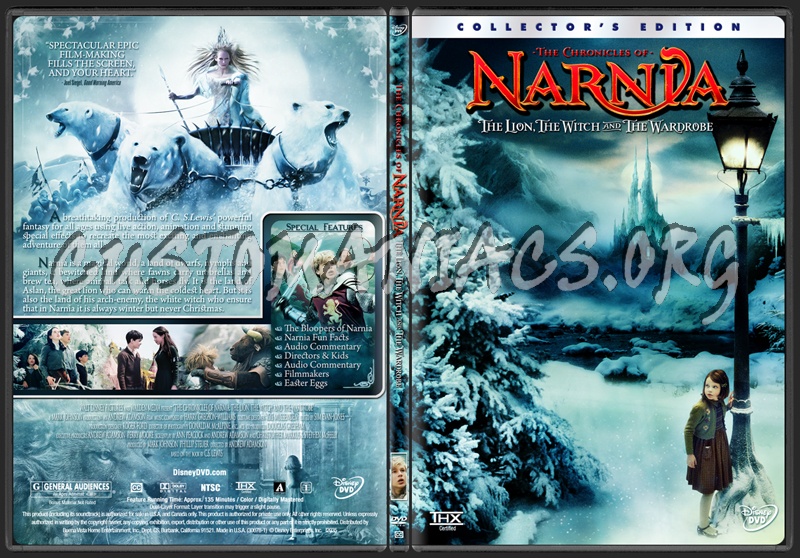 The Chronicles Of Narnia: The Lion, The Witch and the Wardrobe dvd cover