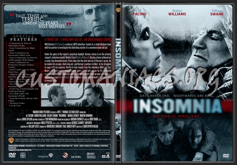 Insomnia dvd cover