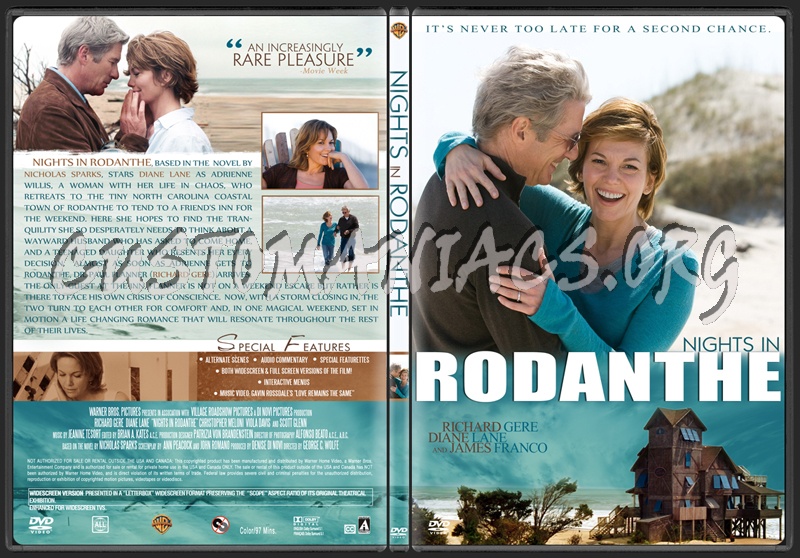 Nights In Rodanthe dvd cover