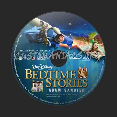 Bedtime Stories blu-ray label