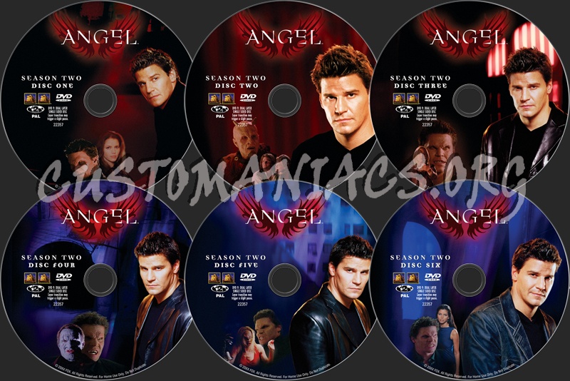 Angel Season 2 dvd label