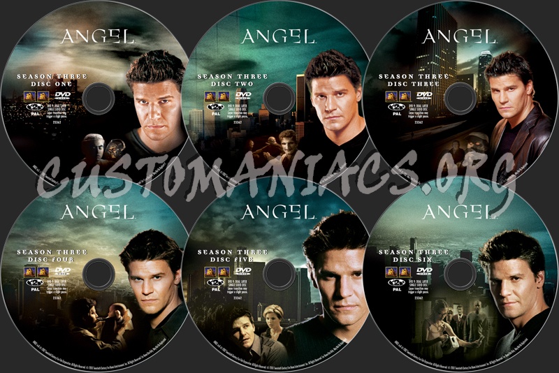 Angel Season 3 dvd label