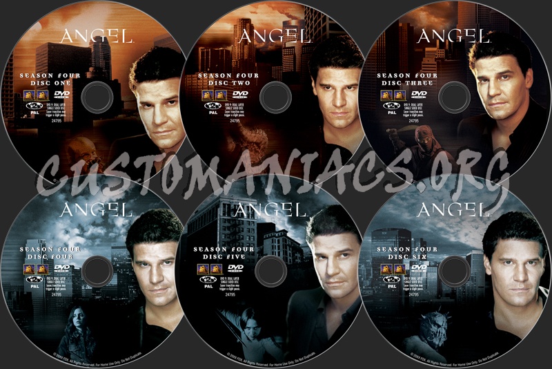 Angel Season 4 dvd label