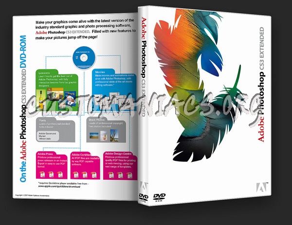 Adobe Photoshop CS3 Extended dvd cover