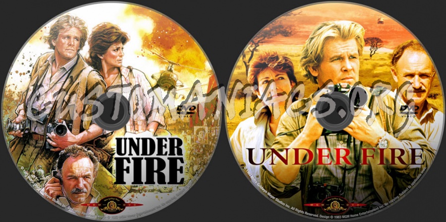 Under Fire dvd label