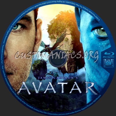 Avatar blu-ray label