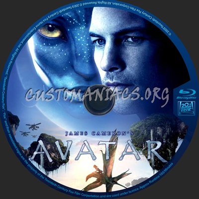 Avatar blu-ray label
