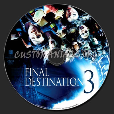 Final Destination 3 dvd label