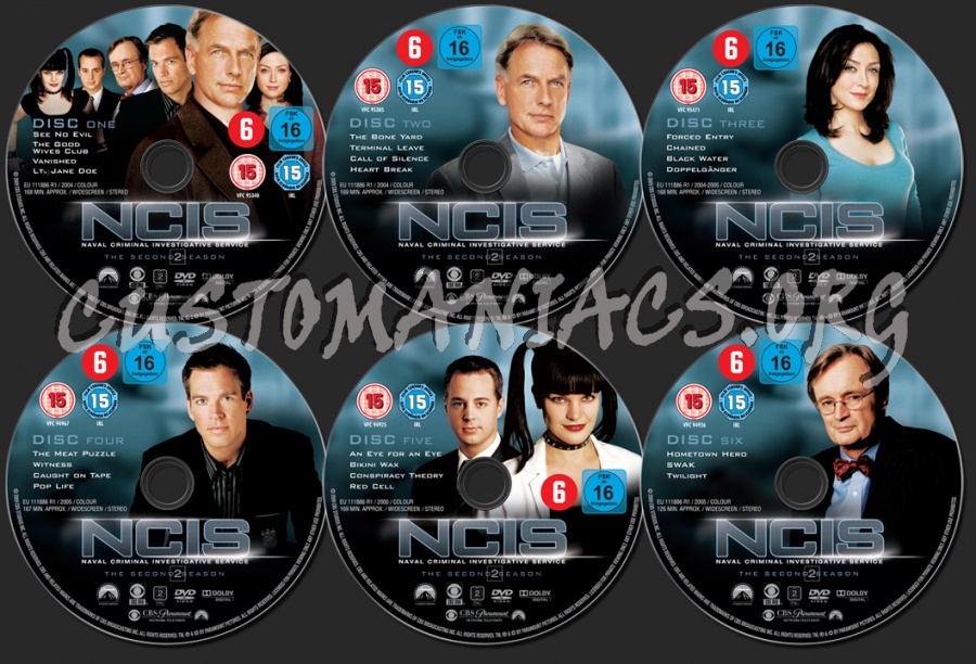 NCIS Season 2 dvd label