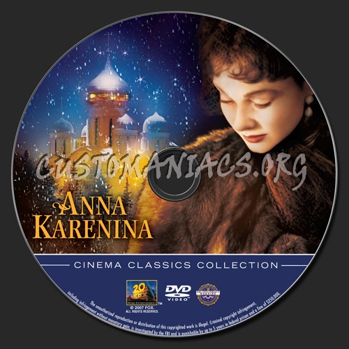 Anna Karenina dvd label