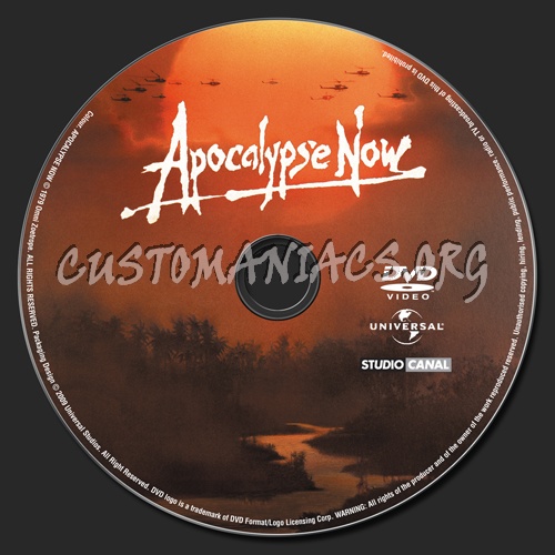 Apocalypse Now dvd label